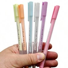1/2 penne adesive colorate a pois, penna adesive a pois per ragazze, penna adesive a pois dedicata all'agenda, penna adesive a pois ad asciugatura rapida e senza traccia, colla colorata per il fai da te per studenti, piccola penna adesive alla moda per lavori artigianali, applicazione precisa, adesione salda, non sporca, non appiccica, facile da pulire, asciugatura rapida in 20 secondi, adatta per scrapbooking, artigianato, decorazione di biglietti, forniture per il fai da te scolastico, ecc.