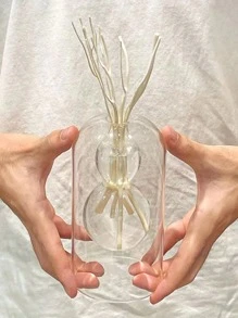 1 件葫芦、三角形、圆形透明玻璃芳香扩散瓶、香薰棒芳香扩散、极简主义家居装饰、芳香疗法、家用清新剂、扩散器、礼物、家居装饰 - 彩色 - 查看 4