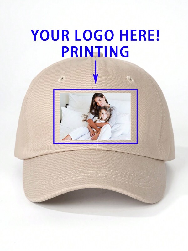 1 Custom Printed Photo Children's Baseball Cap Outdoor Adjustable Sun Protection Casual Hat Suitable For Spring And Autumn Travel Seaside Vacation Sun Hat Back To School Winter Gift Ideas Boy Girl Valentine's Day