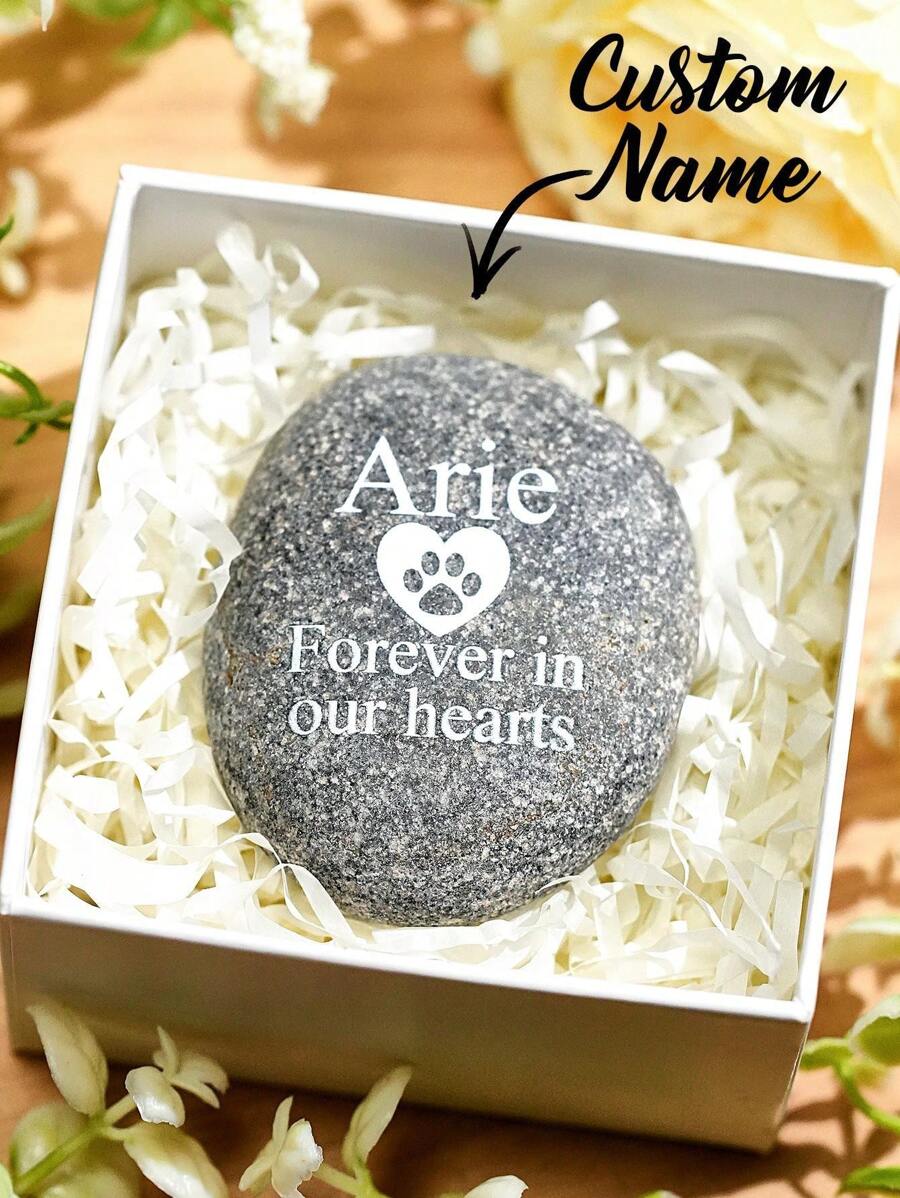 1 Tấm bia tưởng niệm thú cưng tùy chỉnh, Bia mộ chó/mèo chống thấm nước cá nhân hóa, Bia mộ chó con tùy chỉnh, Bia tưởng niệm thú cưng cá nhân hóa, Bia mộ thú cưng, Tấm bia vườn khắc tên thú cưng, Quà tặng tưởng nhớ thú cưng, Thời trang, Đầy màu sắc, Cổ điển, Dễ thương, Tối giản, Tùy chỉnh thú cưng đáng yêu, Độc đáo, Quà tặng tưởng niệm thú cưng cá nhân hóa, Thích hợp cho kỷ niệm, sinh nhật và các dịp khác. - Xám - Xem 1