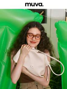 Bolso cruzado de hombro con nube MUVA de, bolso tote para trabajo/viaje para mujeres, nueva gran capacidad para 2024 - Blanco - Ver 4