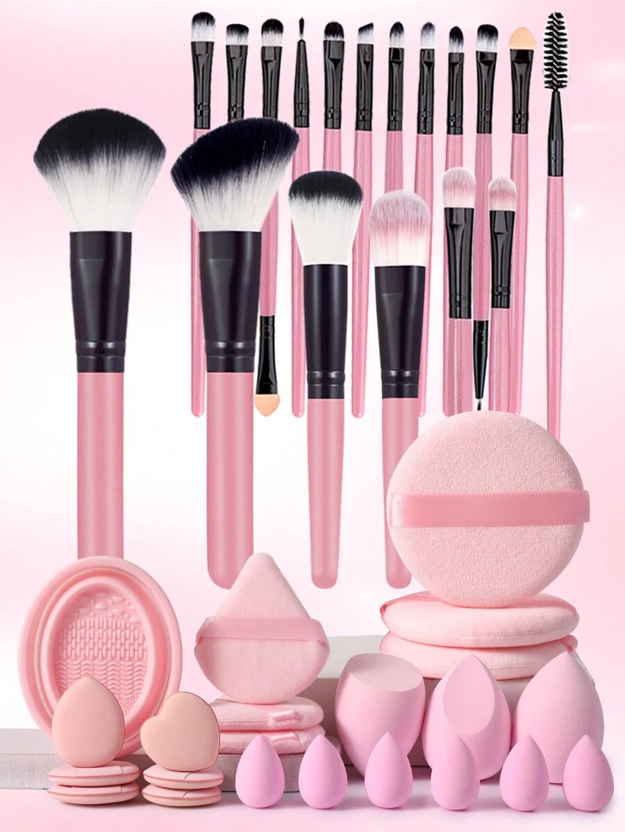 40pcs Makeup Brush Set Including 18pcs Makeup Brushes (Powder Brush