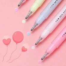 1/2 penne adesive colorate a pois, penna adesive a pois per ragazze, penna adesive a pois dedicata all'agenda, penna adesive a pois ad asciugatura rapida e senza traccia, colla colorata per il fai da te per studenti, piccola penna adesive alla moda per lavori artigianali, applicazione precisa, adesione salda, non sporca, non appiccica, facile da pulire, asciugatura rapida in 20 secondi, adatta per scrapbooking, artigianato, decorazione di biglietti, forniture per il fai da te scolastico, ecc.