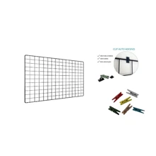 Memory Board 40x60 Black Photo Frame With Mini Fasteners And Adhesive Clips. - Black - View 1