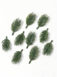 10/20 pièces Branches de pin artificielles - Décorations de Noël festives - Verdure luxuriante pour couronnes, guirlandes et décoration d'intérieur - Aiguilles de pin réalistes ajoutent du charme à Noël et aux jardins - Convient pour une utilisation intérieure/extérieure, plantes artificielles