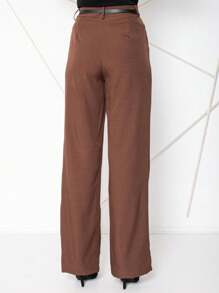 Pantalona Pants One Five Women's - màu nâu - Xem 2