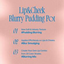Fwee Lip&Cheek Blurry Pudding Pot 5g, - Pink - View 3