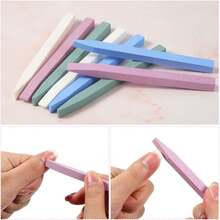 4 Pieces Stone Nail File Nail Pumice Stone Stick Pumice Stone Nail Cuticle Pusher Stone File For Home Salon Nail Buffing Tool - Multicolor - View 4