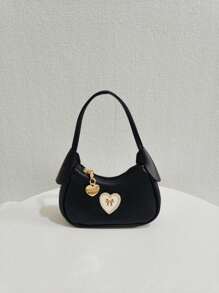 Kids Heart-Shaped Girls Mini Handbag, Holiday Gift For Little Girls, Fashionable & Elegant Princess Style Coin Purse, Mini Bag - one-size - View 9