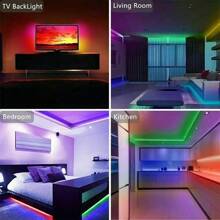 Led Strip Light 2M To 30M, Cuttable Led Light Strips With Smart App Control Remote, Music Sync Colour Changing RGB Led Strip Lights For Room Decoration - Multicolor - View 4