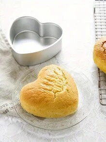 1pc/2pcs/3pcs Heart Shaped Cake Baking Mold, 4/6/8/10 Inch Removable Bottom Cake Mold For Wedding, Anniversary, Valentine's Day, Sponge Cake, Durable And Heat-Resistant, Easy To Clean
