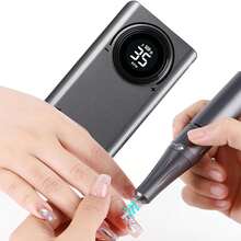 Professional Electric Nail Drill Machine For Acrylic Nails Professional Kit 35000RPM Portable Electric Nail File Drill Machine For Gel Acrylic Nails Filer Set