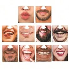 2/10 Pcs Party Mask And Cup Mat Set Versatile Coaster Set Face Covers Cup Mats Cup Pads Paper Material For Cups,Halloween - Multicolor - View 9