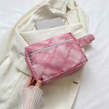 Un sac de maquillage portable haute gamme de grande capacité, sac de rangement imperméable pour cosmétiques