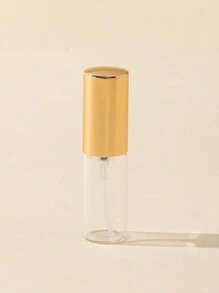 1 pieza/4/7/10 piezas Botellas rellenables de perfume de 5/10/15ml con atomizador de cristal, mini atomizador, dispensador portátil para viajes y al aire libre (tapa de color dorado), decoración para sala de estar, dormitorio, baño, casa, artículos de viaje, bodas, fiestas, cumpleaños, regalos para hombres, mamá, papá, amigos, Año Nuevo, accesorios, regalo divertido - Multicolor - Ver 16