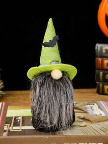 1pc Faceless Doll Halloween Decoration - Multicolor - View 10