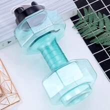 1 件装 2600 毫升超大容量健身运动哑铃水瓶 - 彩色 - 查看 7