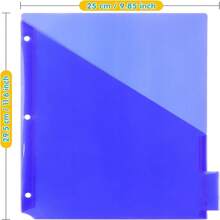 1/2/3 Set de divisores de carpeta con 5 pestañas de plástico con bolsillo frontal, divisores de bolsillo de polipropileno insertables en pestaña para carpetas de 3 anillos, tamaño carta, multicolor, para estudiantes y compañeros de trabajo, de vuelta a la escuela, útiles escolares