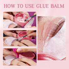 Libeauty Lash Lift Glue Balm Lash Lift Adhesive Strong Sticky Fruit Flavor - Rose
