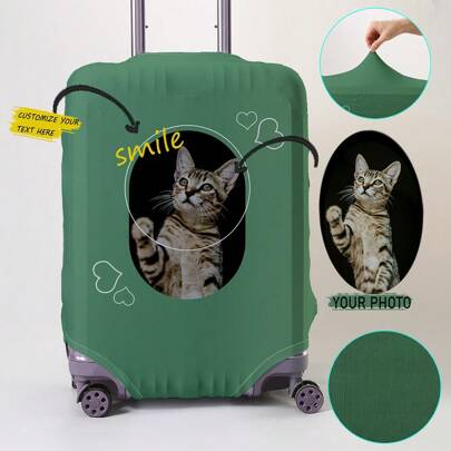 Custom Suitcase Cover 18-32 Inch Flexible Suitcase Cover For 18- To 32-Inch Suitcases Personal Custom Suitcase Cover Custom Name Pattern Scratch-Proof Protector Suitcase Protector Suitcase Cover Protective Cover Dustproof Cover Trolley Suitcase Dustproof Cover Travel Accessories Shop Back To School