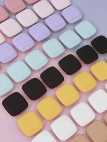 Square Shape Finger Puff, 6Pcs Mini Makeup Puff, Suitable For Foundation, Concealer, Eye Shadow, Beauty Makeup Tools - Multicolor - View 6
