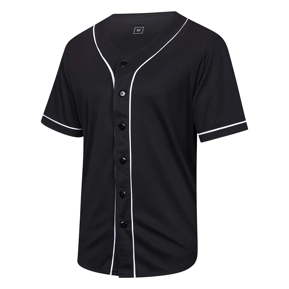 Boyfriend Style Men's Classic Solid Color Baseball Jersey Plain Casual Button-Up Shirt Short Sleeve Sports Baseball Uniform Suitable For Party Gifts Game Or Everyday Wear