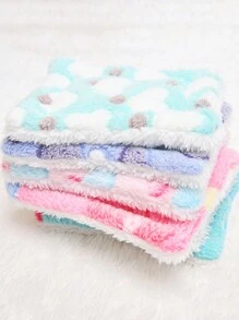 1pc Thickened Coral Velvet Hamster Mat For Small Pets Such As Rabbit, Hedgehog, Random Color - Multicolor - View 10