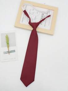 1条33厘米可调节纯色领带，适合男生、学生、演出、西装、衬衫、日常配饰、毕业礼服、迪斯科等场合。 - 彩色 - 查看 7