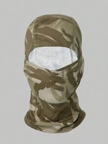 1pc Fashionable Unisex Camouflage Sun Protection Face Mask With Balaclava Cap, Suitable For Motorcycle Riding And Outdoor Activities - Multicolor - View 16
