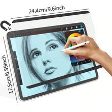 Magnetic Paper Film Screen Protector Compatible With IPad Pro 11 Inch (2022/2021/2020/2018), IPad Air 5th / 4th Generation (10.9",2022 / 2020), Air6 2024, Paperfeel Film IPad (10.2-Inch, 2021/2020/2019 Model, 9th / 8th / 7th Generation)Matte PET Film For Drawing Anti-Glare, Apple Pencil Compatible,Ipad Pro 12.9,Air12.9 2024ipad 10 2022,IPad 9.7 Inch Gift For Birthday, Family, Friends Pad Screen Protector, Pad Accessories