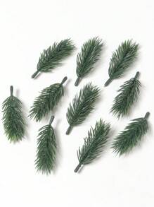 10/20 pièces Branches de pin artificielles - Décorations de Noël festives - Verdure luxuriante pour couronnes, guirlandes et décoration d'intérieur - Aiguilles de pin réalistes ajoutent du charme à Noël et aux jardins - Convient pour une utilisation intérieure/extérieure, plantes artificielles