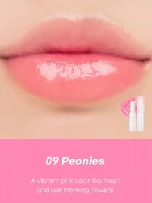 Rom&nd Romand GLASTING MELTING BALM 09 PEONIES 3.5g/0.12oz，柔滑融化膜質觸感，溫柔亮澤光澤顯色，便攜口袋尺寸，輕盈舒適日常護唇，韓系彩妝，Olive Young，禮物 - 09 PEONIES - 查看 3