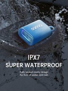 Sanag M13S ProMax 無線音箱 迷你戶外攜帶式揚聲器 具有 HIFI 音效 IPX7 防水 APP 控制 20 小時播放，適用於汽車、家庭和戶外 - 黑色 - 查看 5