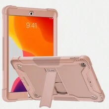 Apple Pink 1pc Champagne Gold Transformer Robot Armor Tablet PC Protective Case, Compatible With IPad (Some Models With Pen Slot) - Champagne - View 3