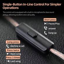 Audífonos Originales Kz Edx Pro X In-ear Dynamic Drive Earphone Hifi Heavy Bass Con Micrófono Para Celular Computadora Juegos - Negro - Ver 7