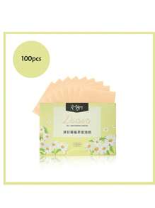 100 pièces Papier buvard, pack mini portable de feuilles absorbantes d'huile faciale, tissu de contrôle de l'huile de nettoyage du visage, papier buvard doux convenant pour la peau grasse et les voyages, disponible en 4 couleurs
