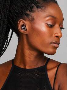 1 Pair Plated Earplugs - Silicone Material + Concert Earplugs - High Fidelity Hearing Protection Noise-Proof, Sensitive For Work And Noisy Environments - Includes 4 Eartips In XS, M, L Sizes