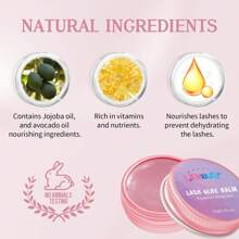 Libeauty Lash Lift Glue Balm Lash Lift Adhesive Strong Sticky Fruit Flavor - Rose