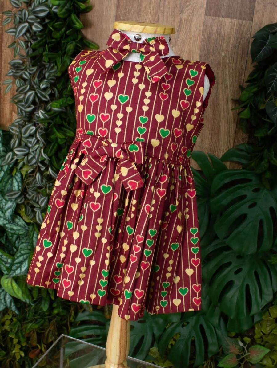 Baby Girls Dresses - 紅色 - 查看 1