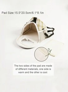 1pc Foldable Breathable Fabric Guinea Pig Carrier Bag, Portable For Small Pets Travel All Season - Multicolor - View 7