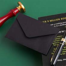 Kraft Paper Mini Small Envelope Retro Artistic Envelope Simple Handmade Writing High-End Letterhead - 24 Pcs - View 7