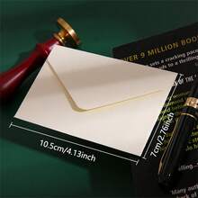 Kraft Paper Mini Small Envelope Retro Artistic Envelope Simple Handmade Writing High-End Letterhead - 24 Pcs - View 2