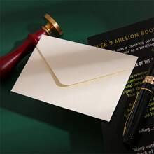 Kraft Paper Mini Small Envelope Retro Artistic Envelope Simple Handmade Writing High-End Letterhead - 24 Pcs - View 8