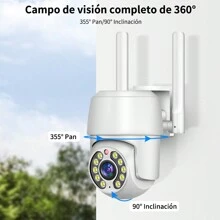 Ojo® 3mp Cámara De Seguridad Wifi Exterior Con Led Alarma, compatible con el sistema Srihome