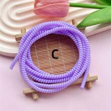 1pc 1.4m Data Cable Anti-Dirt Protective Sleeve Mobile Phone Charging Cable Tangle Resistant Cover