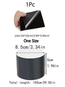 1卷5cm*1.5m PVC膠帶黑色耐高溫強力防水修補膠帶 - 黑色 - 查看 11