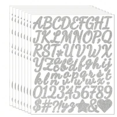 608 قطعة 8 ألواح صور ملصقات حرف لاصقة فينيل ذاتية اللصق، أرقام صناديق البريد، ملصقات للديكور الفصلي، اللافتات، الأبواب، الأعمال (أسود، 1 بوصة، 2 بوصة، 0.5 بوصة)) هناك نوعان من كمية التعبئة التي يمكنك اختيارها على التوالي (8 ألواح 1 طقم، 4 ألواح 1 طقم)، يمكنك الاختيار وفقًا لاحتياجاتك.