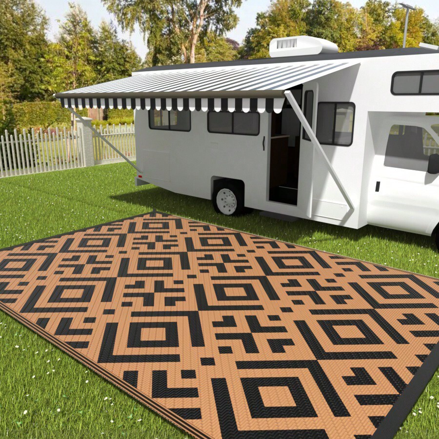 Outdoor Rugs Waterproof, Reversible Mats, Outdoor Area Rug, Plastic