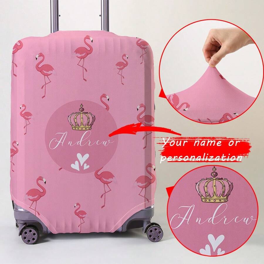 Maßgefertigte Gepäckabdeckung 18-32 Zoll, flexible Gepäckabdeckung für 18- bis 32-Zoll Koffer, individuelle bedruckte Gepäckabdeckung, kratzfester Schutz, Gepäckschutzabdeckung, staubdichte Abdeckung für Trolley-Koffer, Reisezubehör, Rückkehr zur Schule