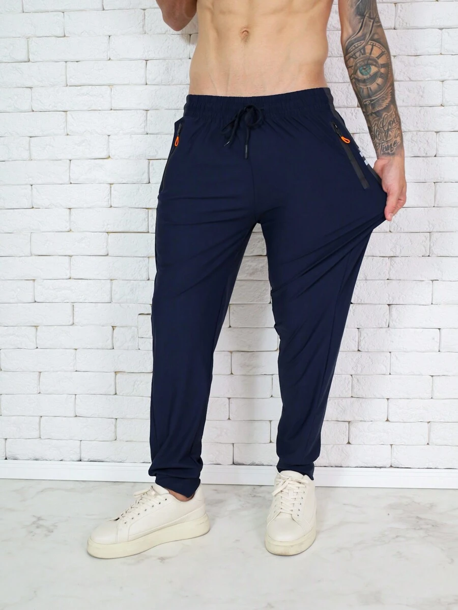 Men Pants - 藏蓝色 - 查看 1